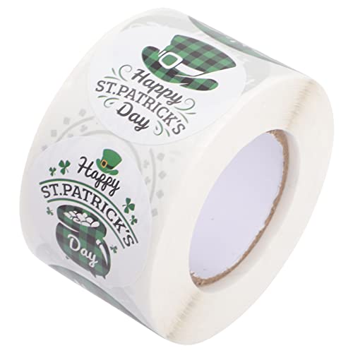Vaguelly 1 Rolle St. Patrick-Aufkleber St. Patricks Geschenkaufkleber -siegeletikett Partygeschenk Patty' Day-Aufkleber St. Patricks Day Aufkleber Geschenketikett Plastik Vaguelly 1 Rolle St. Patrick-Aufkleber St. Patricks Geschenkaufkleber -siegeletikett Partygeschenk Patty' Day-Aufkleber St. Patricks Day Aufkleber Geschenketikett Plastik von Vaguelly