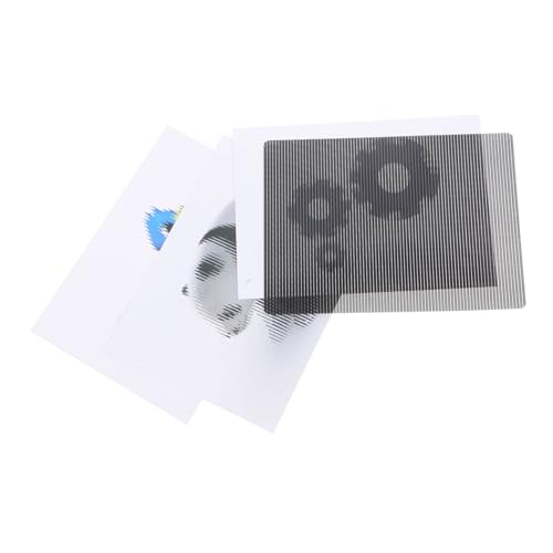 Vaguelly 1 Sätze Grating Animation Science Toy für Visuelles Experimentierspielzeug Stem Bildung und Kreativität der Familie Sicher und Experimentier für Gemeinsame Aktivitäten von Vaguelly
