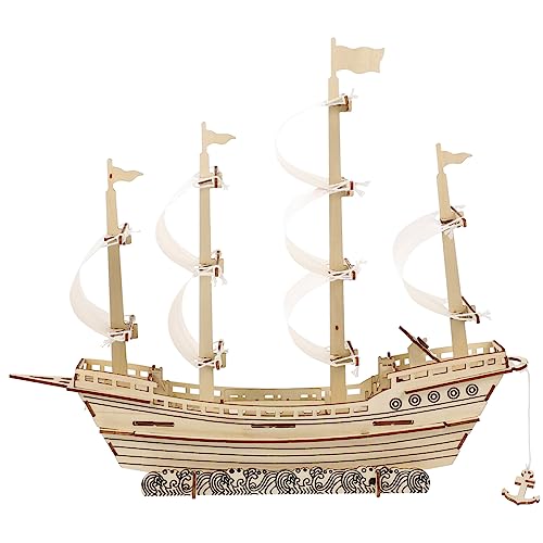 Vaguelly 1 Satz 3D-segelpuzzle Segelbootmodell Modellyachten Für Erwachsene Modellbausätze Rätsel Bauen Bausatz 3D-Segelschiff-Puzzle- 3D-montagepuzzle Schiff Holz Vaguelly 1 Satz 3D-segelpuzzle Segelbootmodell Modellyachten Für Erwachsene Modellbausätze Rätsel Bauen Bausatz 3D-Segelschiff-Puzzle- 3D-montagepuzzle Schiff Holz von Vaguelly