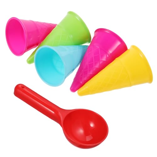 Vaguelly 1 Satz 6 Stück Eisschaufelspielzeug Kind Sand- vorgeben Schaufeln Creme Strandspielzeug für Babys Eistütenspielzeug Beach Sandschaufel Strandsand Zufällige Farbe Vaguelly 1 Satz 6 Stück Eisschaufelspielzeug Kind Sand- vorgeben Schaufeln Creme Strandspielzeug für Babys Eistütenspielzeug Beach Sandschaufel Strandsand Zufällige Farbe von Vaguelly