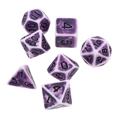 Vaguelly Acryl Vintage Würfel - Mehrseitiges Würfelset Für Rpgs Partys Und von Vaguelly