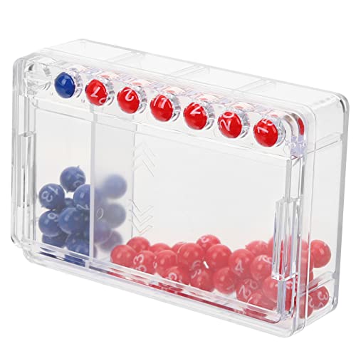 Vaguelly 1 Satz Analoge Nummernauswahl vierte Picker Ticket Mini elektronisch Rad familienspiele Family Game glücksspiel tragbare Lotteriemaschine Nummernauswahlmaschine Plastik von Vaguelly
