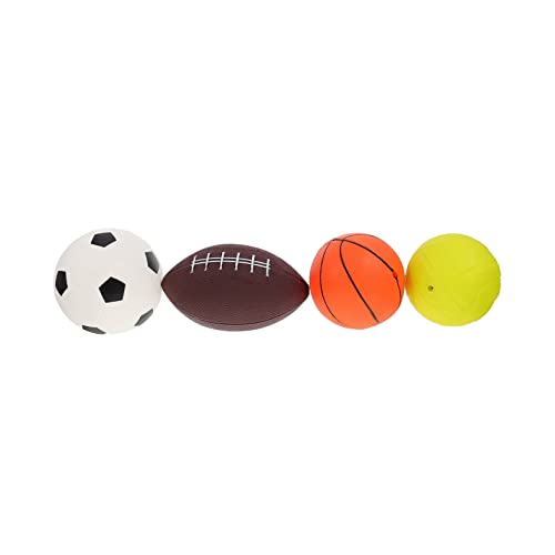 Vaguelly 1satz Aufblasbare Spielbälle Rugby Fußball Basketball Und Volleyball Für Junge Mädchen Material Für Drinnen Und Draußen Zufällige Farben Teiliges Set von Vaguelly