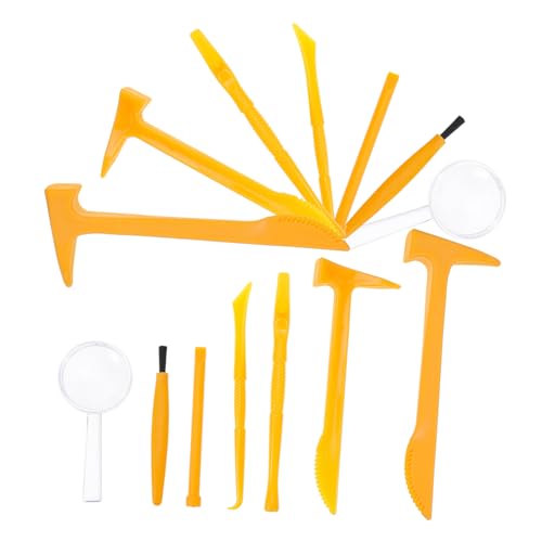Vaguelly 1 Satz Ausgrabungswerkzeug Teiliges DIY für Jungen Lupe Hammer Pinsel und Meißel Pädagogisches Entdeckerspielzeug für Kreativität Vaguelly 1 Satz Ausgrabungswerkzeug Teiliges DIY für Jungen Lupe Hammer Pinsel und Meißel Pädagogisches Entdeckerspielzeug für Kreativität von Vaguelly
