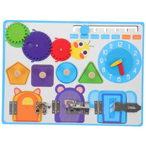 Vaguelly Montessori Busy Board – Interaktives Holzspielzeug Für Kinder – Spielzeug Zur Frühkindlichen Entwicklung – Lernspielzeug Für Jungen Und Mädchen – Zum 1 Geburtstag Vaguelly Montessori Busy Board – Interaktives Holzspielzeug Für Kinder – Spielzeug Zur Frühkindlichen Entwicklung – Lernspielzeug Für Jungen Und Mädchen – Zum 1 Geburtstag von Vaguelly