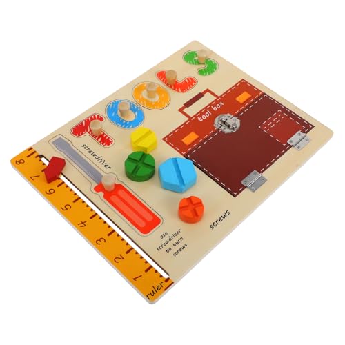 Vaguelly Spielzeug für Jungen und Mädchen Holz-beschäftigungsbrett Pädagogische Aktivität für Kleinkinder Spielzeug Zur Entwicklung Der Feinmotorik von Vaguelly