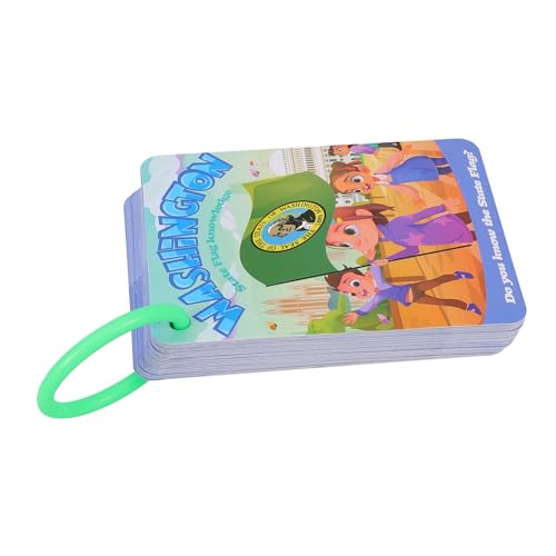 Vaguelly 1 Satz Bildungskarten Cartoon Kinderspielzeug Karten Für Us-staatsflaggen-Flash-Karte Bildungsangebot Tragbares Kinderspielzeug Haushaltsspielzeug Für Papier Vaguelly 1 Satz Bildungskarten Cartoon Kinderspielzeug Karten Für Us-staatsflaggen-Flash-Karte Bildungsangebot Tragbares Kinderspielzeug Haushaltsspielzeug Für Papier von Vaguelly
