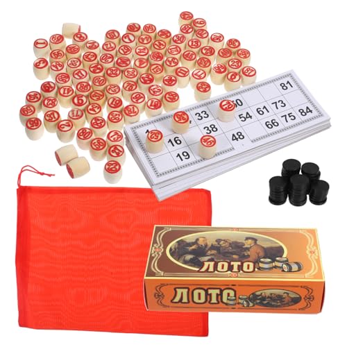 Vaguelly 1 Satz Bingo Partyspiel Party-kartenspiel Brettspiele Traditionelle Spiele Zahlenkarten Interaktives Spiel Holz Vaguelly 1 Satz Bingo Partyspiel Party-kartenspiel Brettspiele Traditionelle Spiele Zahlenkarten Interaktives Spiel Holz von Vaguelly