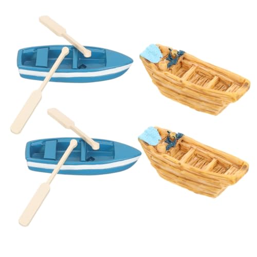 Vaguelly Mini-Boot-modellbausatz 8-teilig Miniatur-bootsfiguren Für Landschaftsbau Puppenhaus Stranddekor Kreativ Für Freunde Und Familien von Vaguelly