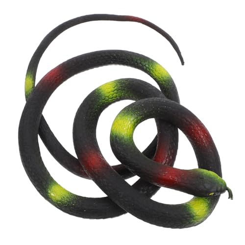 Vaguelly 1 Satz Boshafte Schlange Lebensechte Schlangenspielzeuge Simulation Realistischer Schlangenfiguren Schlangenerkennungsmodell Simulation Tiermodell Weiches Gummi Colorful von Vaguelly