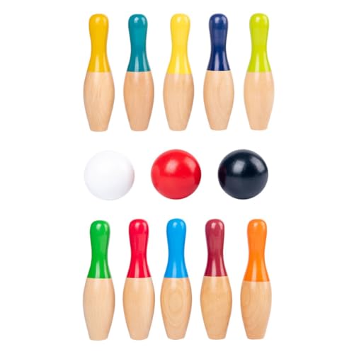 Vaguelly 1 Satz Bowlingkugel Aus Holz Indoor-Outdoor-Spiele Bowlingkugeln Spielversorgung Sportspielzeug Werfen Dekoratives Bowling-Modell Indoor-Bowling Für Colorful Hölzern Vaguelly 1 Satz Bowlingkugel Aus Holz Indoor-Outdoor-Spiele Bowlingkugeln Spielversorgung Sportspielzeug Werfen Dekoratives Bowling-Modell Indoor-Bowling Für Colorful Hölzern von Vaguelly