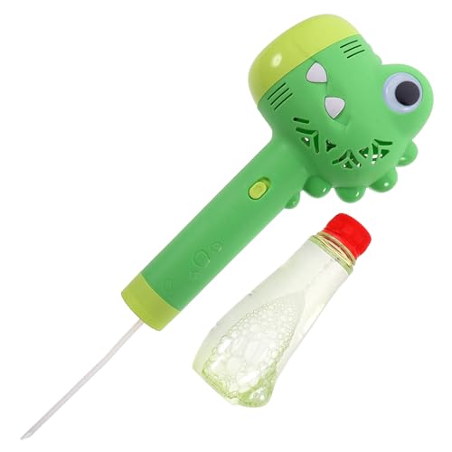 Vaguelly 1 Satz Bubble Maker für Draußen Elektrische Seifenblasenmaschine mit Licht und Musik Tragbarer Blasenspielzeug für Kindergeburtstag Partys und Hochzeiten von Vaguelly