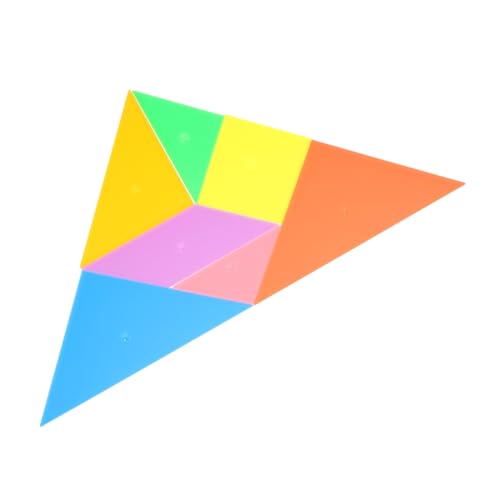 Vaguelly 1 Satz Buntes Jigsaw Puzzle aus Kunststoff Fördert Kreativität Logisches und Motorische Fähigkeiten für Geeignet für Verschiedene Altersgruppen und Fähigkeiten von Vaguelly