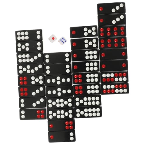 Vaguelly 1 Satz Chinesische Paigow Kacheln Traditionelles Brettspiel für Unterhaltung Portable und Leicht für Partys und Reisen Spaß für Zuhause und Unterwegs von Vaguelly