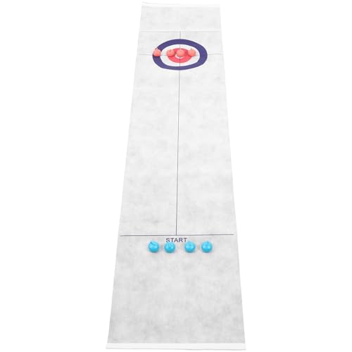 Vaguelly 1 Satz Curling Spielset Interaktives Tischspiel für Ganze Familie Fördert Hand Auge Koordination und Eltern Junge Mädchen Interaktion mit Sicheren Kunststoffkugeln Vaguelly 1 Satz Curling Spielset Interaktives Tischspiel für Ganze Familie Fördert Hand Auge Koordination und Eltern Junge Mädchen Interaktion mit Sicheren Kunststoffkugeln von Vaguelly