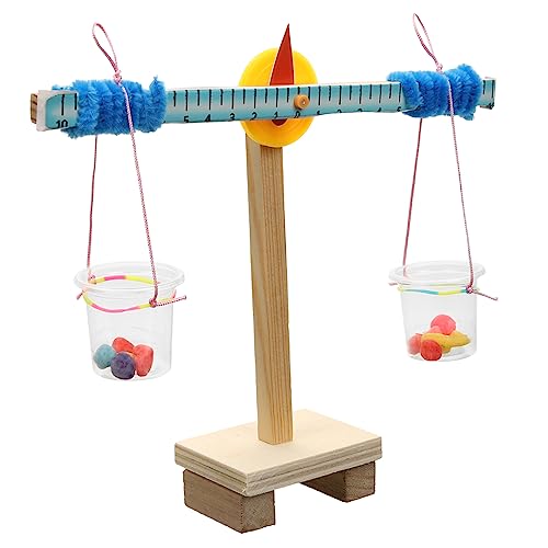 Vaguelly 1 Satz DIY Balance Scale Modell aus Holz für Interaktives Lehrspielzeug für Wissenschaftsprojekte Kreatives Basteln und Bildungsspielzeug Vaguelly 1 Satz DIY Balance Scale Modell aus Holz für Interaktives Lehrspielzeug für Wissenschaftsprojekte Kreatives Basteln und Bildungsspielzeug von Vaguelly