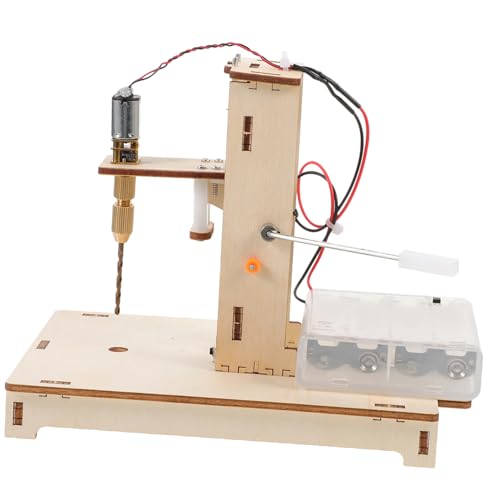 Vaguelly 1 Satz DIY Mini-Tischbohrmaschine tragbar Kabelmanagement-Kit künstliches Stirnband Schublade The Office büroradio Mini-Holztischbohrmaschine Basteln Sie eine Mini-Bohrmaschine von Vaguelly