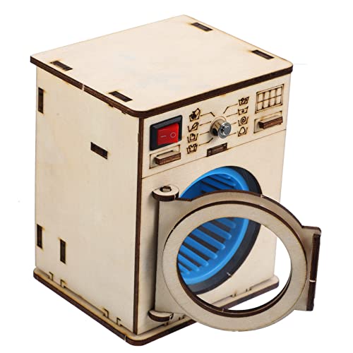 Vaguelly 1 Satz DIY-Technologiematerialien experimente Experiment zum Zusammenbauen von Waschmaschinen Kits für Erziehungswissenschaften für Holz von Vaguelly