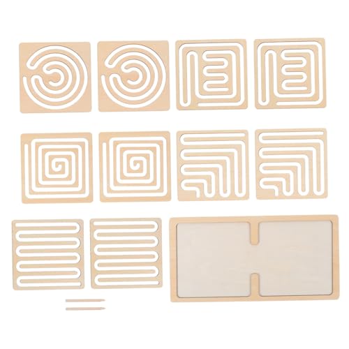 Vaguelly Puzzle-Set Zur Kognitiven Entwicklung Für Kleinkinder Denksportaufgabe Aus Holz Pädagogisches Spielzeug von Vaguelly