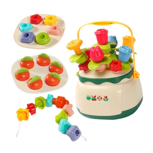 Vaguelly 1 Satz Denkspiel stapelspielzeug Toys für die Wahrnehmung Lernspielzeug Puzzle pädagogisches sensorisches kompaktes Kinderspielzeug Plastik von Vaguelly
