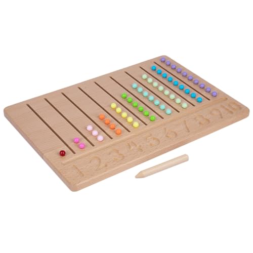 Vaguelly 1 Satz Digitales Trackingboard Zahlenspielzeug Zahlenzählbrett Zahlen Passendes Zahlenperlen-lehnspielzeug Zum Sortieren Von Holzperlen Hölzern Vaguelly 1 Satz Digitales Trackingboard Zahlenspielzeug Zahlenzählbrett Zahlen Passendes Zahlenperlen-lehnspielzeug Zum Sortieren Von Holzperlen Hölzern von Vaguelly