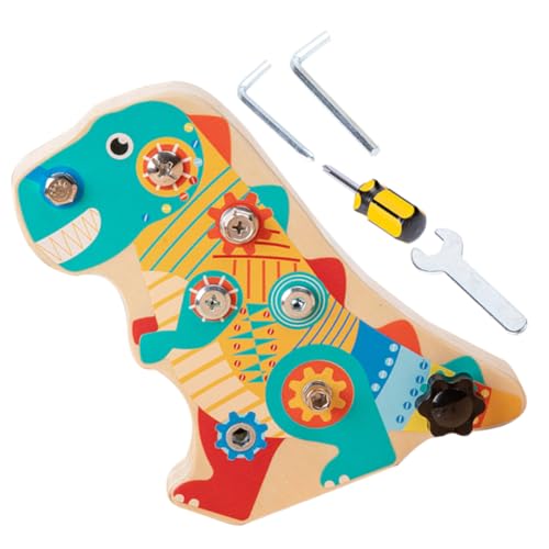 Vaguelly 1 Satz Dinosaurier Lernspielzeug Holz Busy Board für Interaktives Motorikspielzeug Feinmotorik und Eltern Junge Mädchen Interaktion für Jahre Vaguelly 1 Satz Dinosaurier Lernspielzeug Holz Busy Board für Interaktives Motorikspielzeug Feinmotorik und Eltern Junge Mädchen Interaktion für Jahre von Vaguelly