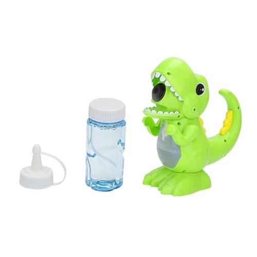 Vaguelly 1 Satz Dinosaurier Seifenblasenmaschine für Elektrischer Bubble Maker mit Dinosaurier Design Tragbar für Garten Park und Outdoor Soundeffekten und Batterien Grün Vaguelly 1 Satz Dinosaurier Seifenblasenmaschine für Elektrischer Bubble Maker mit Dinosaurier Design Tragbar für Garten Park und Outdoor Soundeffekten und Batterien Grün von Vaguelly
