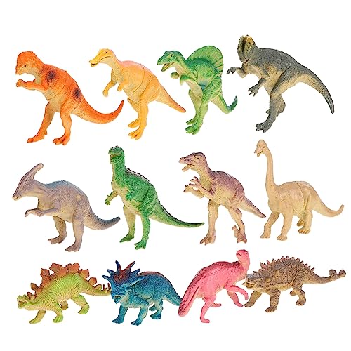 Vaguelly 1 Satz Dinosaurier-Spielzeug Mini-plastiktiere Tyrannosaurus-Spielzeug Pädagogisches Dinosauriermodell Ornament Mikrospielzeug Haushaltsdekoration Miniatur Kleinkind Topfpflanze von Vaguelly