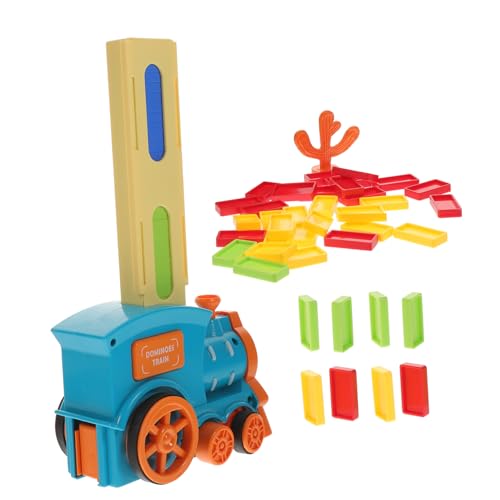 Vaguelly 1 Satz Domino für kinderspielzeug Toys for Elektrischer Zug Hand-Augen-Koordination spielsachen Bildungsspielzeug kleines Zugspielzeug Abs von Vaguelly