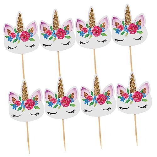 Vaguelly 1 Satz Einhorn Kucheneinsatz Einhorn Kuchenaufsatz Kuchendekoration Happy Birthday Aufsatz Happy Birthday Kuchenaufsatz Kuchen Geburtstagskuchenaufsätze Party 36 Stück von Vaguelly
