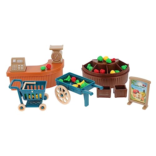 Vaguelly 1 Satz Essen im Puppenhaus für kinderspielzeug kinderknallzeug spielzeuge für Kid Toys Mini-Szenenschmuck Simulationsfruchtspielzeug Mini-Essen Plastik von Vaguelly