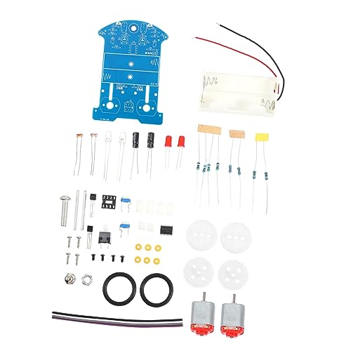 Vaguelly 1 Satz Experimenteller Unterricht Physik-Stammspielzeug wissenschaftliche Experimentiergeräte bastel Set für Elektronik experimentierkasten Linienverfolgung Roboter Bausatz von Vaguelly