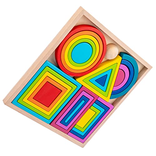 Vaguelly 1 Satz Farben Lernspielzeug für Bunte Sortierblöcke zur Form und Farberkennung Pädagogisches für Ab Jahren Fördert Kreativität und Logisches Vaguelly 1 Satz Farben Lernspielzeug für Bunte Sortierblöcke zur Form und Farberkennung Pädagogisches für Ab Jahren Fördert Kreativität und Logisches von Vaguelly