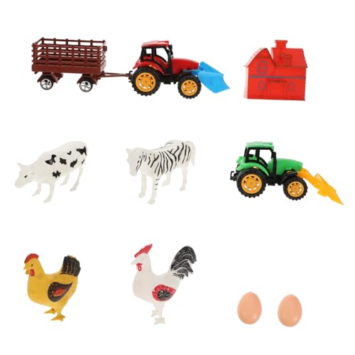 Vaguelly 1 Satz Farm Ranch Spielzeug Lernspielzeug Bauernhof-Modell Bauernfiguren vorgeben Spielzeuge Kinderspielzeug Tiere Spielzeug Kinderszene Spielzeug Cosplay Eltern-Kind Abs von Vaguelly