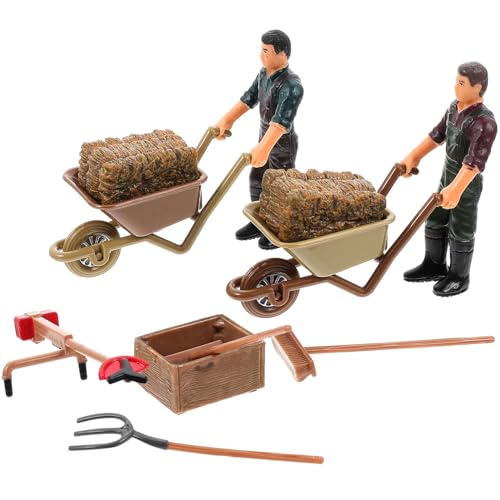 Vaguelly 1 Satz Farmer-charaktermodell Mini-Farming-Tool Simuliertes Landwirtschaftliches Gerät Kunststoff-landwirtschaftsgeräte Modell Für Landwirtschaftliche Werkzeuge Miniaturen Plastik Vaguelly 1 Satz Farmer-charaktermodell Mini-Farming-Tool Simuliertes Landwirtschaftliches Gerät Kunststoff-landwirtschaftsgeräte Modell Für Landwirtschaftliche Werkzeuge Miniaturen Plastik von Vaguelly