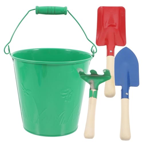 Vaguelly 1 Satz Gartenschaufel Sandstrandspielzeug Gartengeräte Für Gartenhandwerkzeuge Für Den Strand Kleiner Gartenrechen Für Kinderspielzeug Yellow Holz von Vaguelly