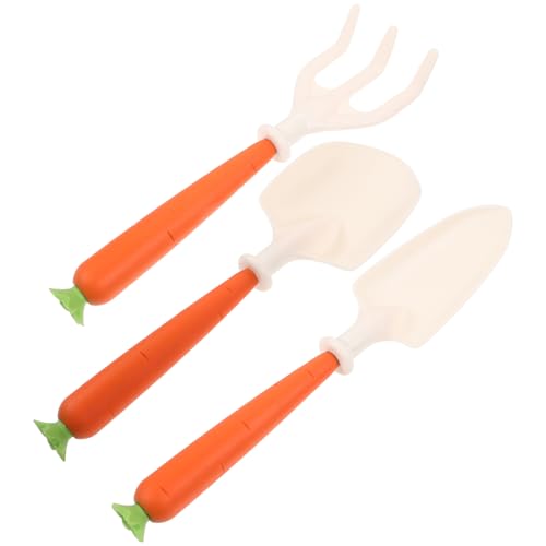 Vaguelly 1 Satz Gartenwerkzeug Set für Teiliges Set mit Schaufel und Rake aus Kunststoff Ergonomische Handhabung für Pflanzen von Gemüse und Blumen im Freien von Vaguelly