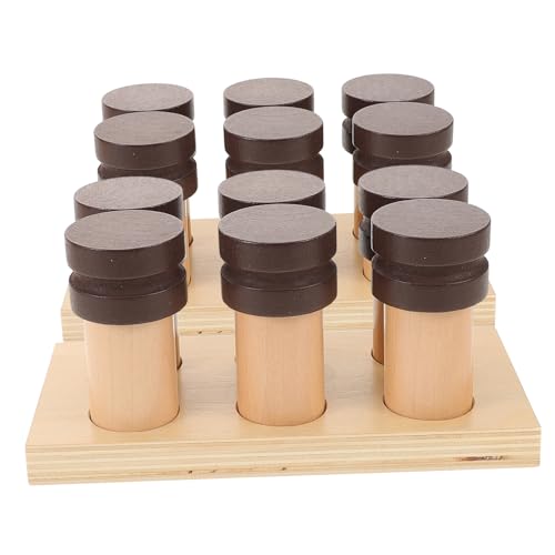 Vaguelly 1 Satz Geruchseimer Holz Montessori Sensorikspielzeug - Holzspielzeug - Holzmaterial sensorisches Kinderspielzeug hölzern Vaguelly 1 Satz Geruchseimer Holz Montessori Sensorikspielzeug - Holzspielzeug - Holzmaterial sensorisches Kinderspielzeug hölzern von Vaguelly