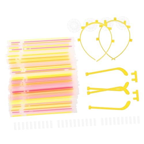 Vaguelly 1 Satz Glow Stick Set für Partys Bunte Leuchtstäbe für Bastelprojekte Teamaktivitäten und Outdoor Events Sicheres Geruchloses Material für Feiern und Dekorationen von Vaguelly