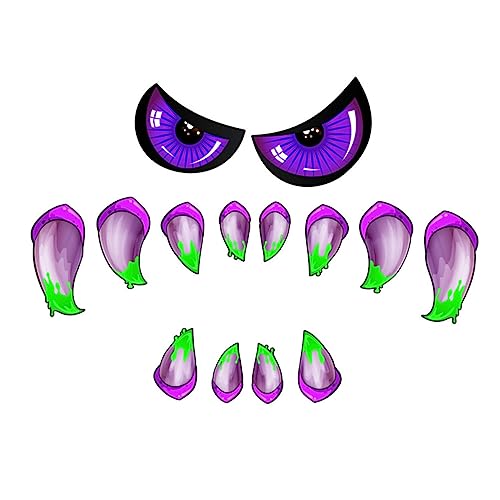 Vaguelly 1 Satz Halloween-Aufkleber Für Garagentore Gateway-Halloween-Aufkleber Halloween-Party-Aufkleber DIY-Halloween-Aufkleber Gruseliger Aufkleber Türaufkleber Garagentor Aufkleber PVC von Vaguelly