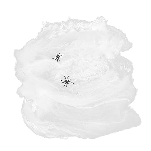 Vaguelly 1 Satz Halloween Deko mit Dehnbaren Spinnenweben und Spinnen für und Außendekoration Accessoire für Gruselfeste und Halloween Partys Netzmaterial Vaguelly 1 Satz Halloween Deko mit Dehnbaren Spinnenweben und Spinnen für und Außendekoration Accessoire für Gruselfeste und Halloween Partys Netzmaterial von Vaguelly