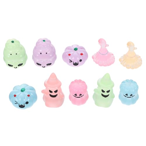 Vaguelly 1 Satz Halloween Miniaturornamente Leuchtende Deko für Halloween Feiern Teiliges aus Hochwertigem Harz Zufällige Farben für Kreative Party Dekorationen Zufällige Vaguelly 1 Satz Halloween Miniaturornamente Leuchtende Deko für Halloween Feiern Teiliges aus Hochwertigem Harz Zufällige Farben für Kreative Party Dekorationen Zufällige von Vaguelly