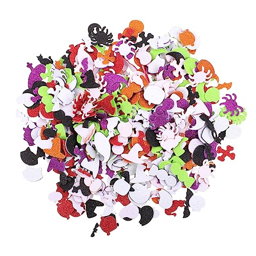 Vaguelly 1 Satz Halloween-schaumstoffaufkleber Kürbis-Aufkleber Halloween-Aufkleber- DIY Aufkleber Halloween-Party- Fensteraufkleber Kreative Aufkleberdekoration von Vaguelly