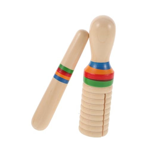 Vaguelly 1 Satz Holz Musikinstrument für Einfache Klangröhre Pädagogisches Rhythmus und Hörfähigkeit für Musiker und Kreative Spielzeiten Holzfarbe Vaguelly 1 Satz Holz Musikinstrument für Einfache Klangröhre Pädagogisches Rhythmus und Hörfähigkeit für Musiker und Kreative Spielzeiten Holzfarbe von Vaguelly