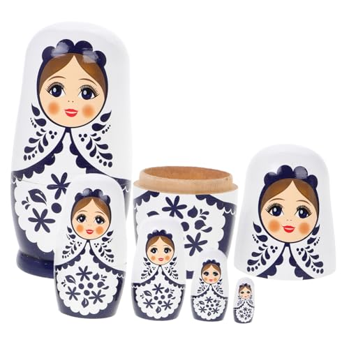 Vaguelly 1 Satz Holzpuppenspielzeug basteln Puppen Zwerge Geburtstagsgeschenk für Kaninchen puppenhaus Matryoshka -Puppe Matroschka-Puppen hölzern von Vaguelly