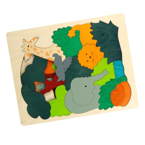 Vaguelly 1 Satz Holzpuzzle für Lagiges Tierpuzzle aus Hochwertigem Holz Fördert Kreativität und Hand Augen Koordination Geeignet für Kleinkinder und Vorschulkinder Vaguelly 1 Satz Holzpuzzle für Lagiges Tierpuzzle aus Hochwertigem Holz Fördert Kreativität und Hand Augen Koordination Geeignet für Kleinkinder und Vorschulkinder von Vaguelly