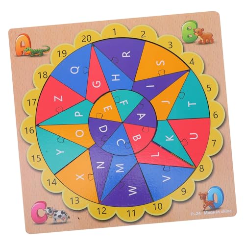 Vaguelly 1 Satz Holzpuzzle für Lernspielzeug Farben und Formen Pädagogisches Montessori für Verbesserung Beobachtungsfähigkeiten Vaguelly 1 Satz Holzpuzzle für Lernspielzeug Farben und Formen Pädagogisches Montessori für Verbesserung Beobachtungsfähigkeiten von Vaguelly