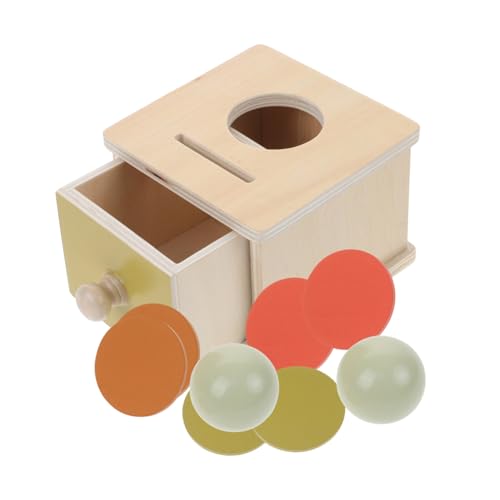 Vaguelly 1 Satz Holzspielzeug Box für Kleinkinder Montessori Lernspielzeug mit Münzen und Bällen Pädagogisches Feinmotorik für Jungen und Ab Jahr Vaguelly 1 Satz Holzspielzeug Box für Kleinkinder Montessori Lernspielzeug mit Münzen und Bällen Pädagogisches Feinmotorik für Jungen und Ab Jahr von Vaguelly