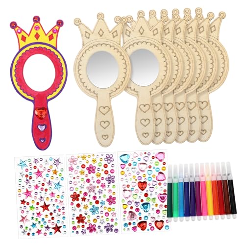 Vaguelly Anziehspiegel für Spiegel Rund für Jungen und Mädchen Handspiegel-Set für Partygeschenke für Jungen und Mädchen Vaguelly Anziehspiegel für Spiegel Rund für Jungen und Mädchen Handspiegel-Set für Partygeschenke für Jungen und Mädchen von Vaguelly