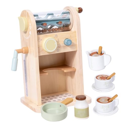Vaguelly 1 Satz Holzspielzeug Kaffeemaschine für Interaktives Küchenspielzeug Rollenspiel und Kreative Entwicklung für Geburtstage und Spielzimmer Dekoration Vaguelly 1 Satz Holzspielzeug Kaffeemaschine für Interaktives Küchenspielzeug Rollenspiel und Kreative Entwicklung für Geburtstage und Spielzimmer Dekoration von Vaguelly